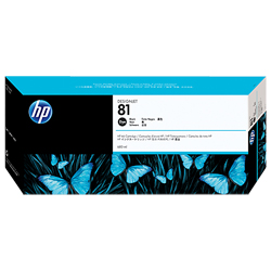 HP Tintentank schwarz Nr.81 C4930A  