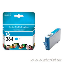 HP Tintenpatrone CB318EE cyan Nr.364 Vivera 